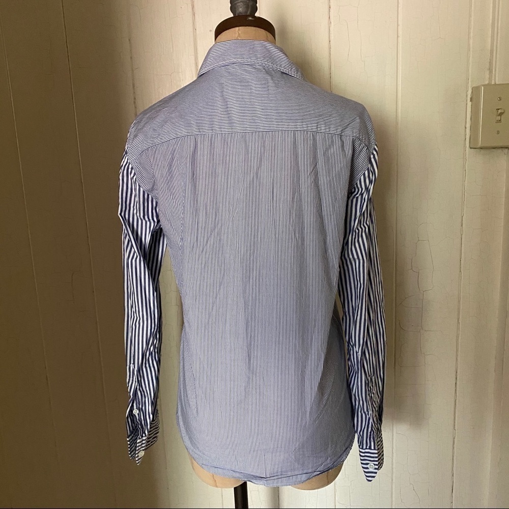 VANQUISH Japan sz S L/S Button Down Stripe Shirt - Picture 5 of 9